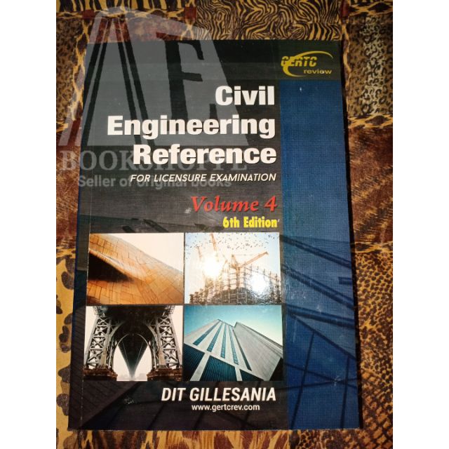 Authentic Civil Enginering Reference Volume 4 6th Edition May 2015 May2018 By Dit Gillesania Shopee Philippines