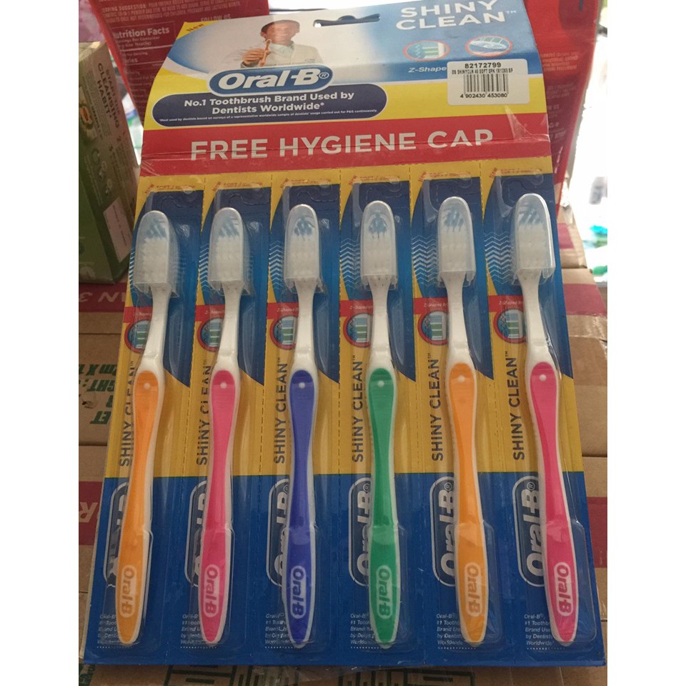 oral b shiny clean toothbrush