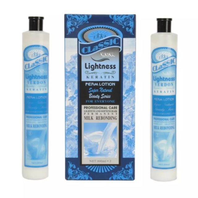 Lightness Classic Keratin Perm Lotion Milk Rebonding Shopee Philippines