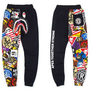 mens bape joggers