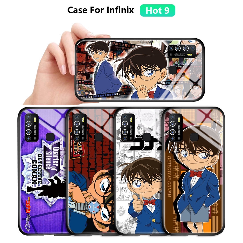 Infinix Hot 9 10 Play Note 7 X690 X655C Anime Detective Conan Casing