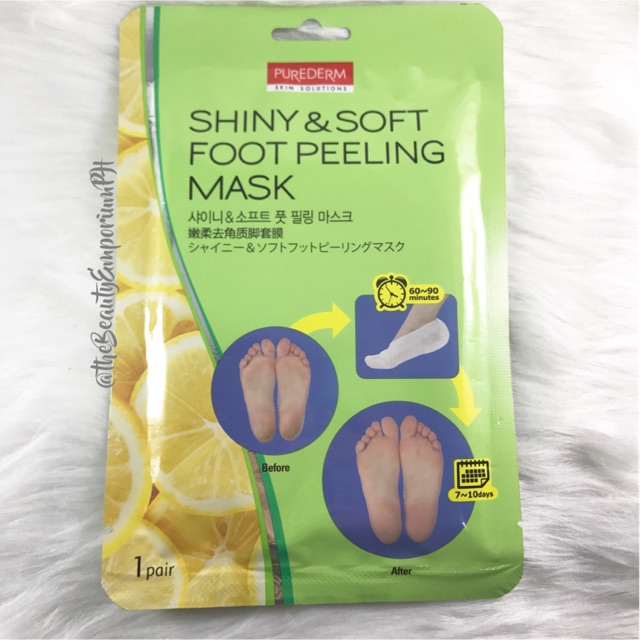 ONHAND Purederm Shiny & Soft Foot Peeling Mask Shopee Philippines