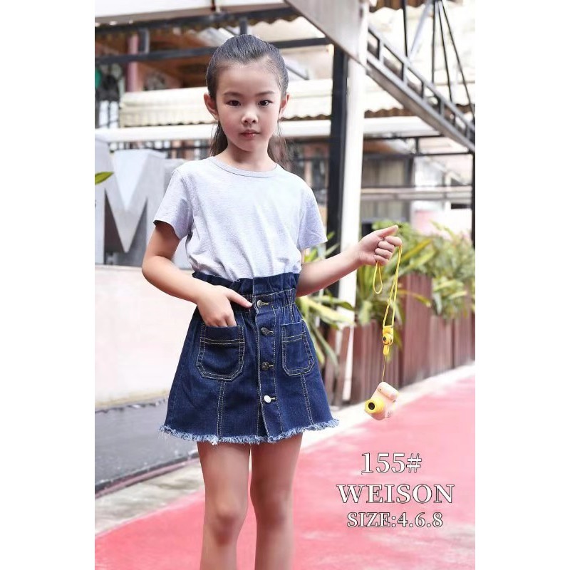maong skirt for kids