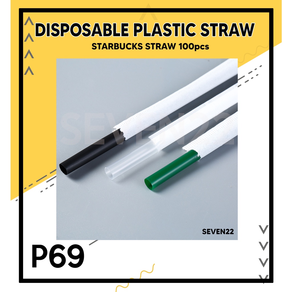 Disposable Plastic Straws (starbucks Straw) 