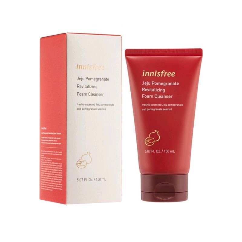 Innisfree Jeju Pomegranate Revitalizing Foam Cleanser (150ml) Shopee Philippines
