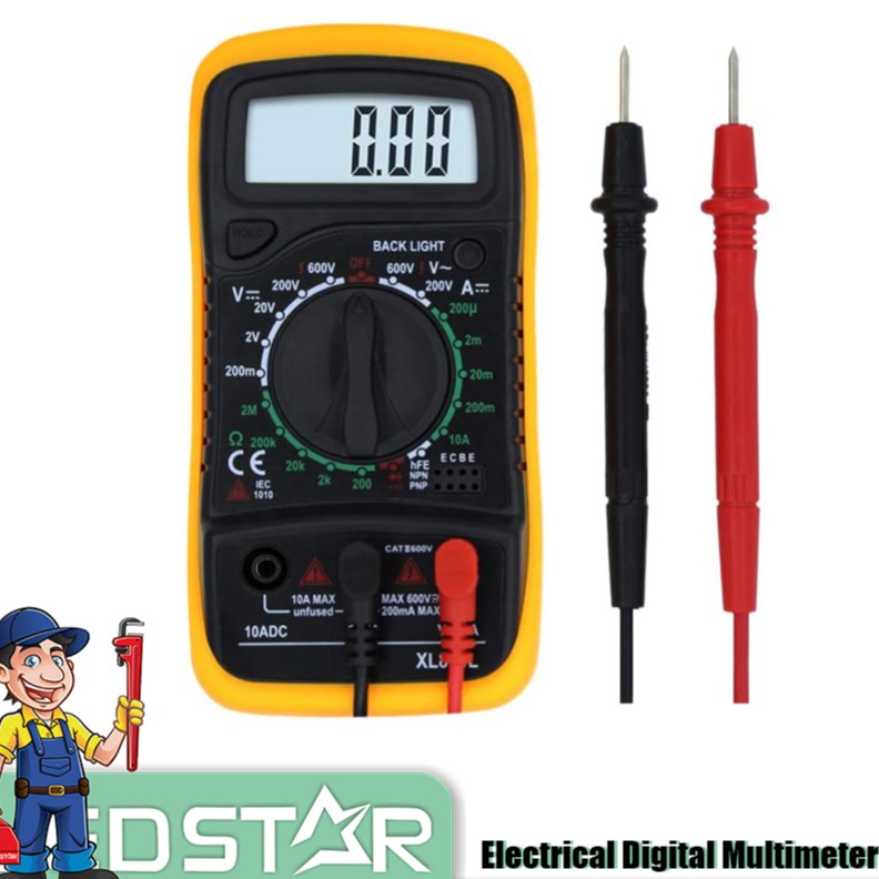 Original LCD Digital Multi Tester Multimeter Electrical Tester ...