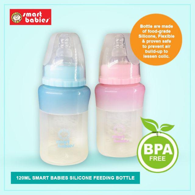 silicone feeding bottle