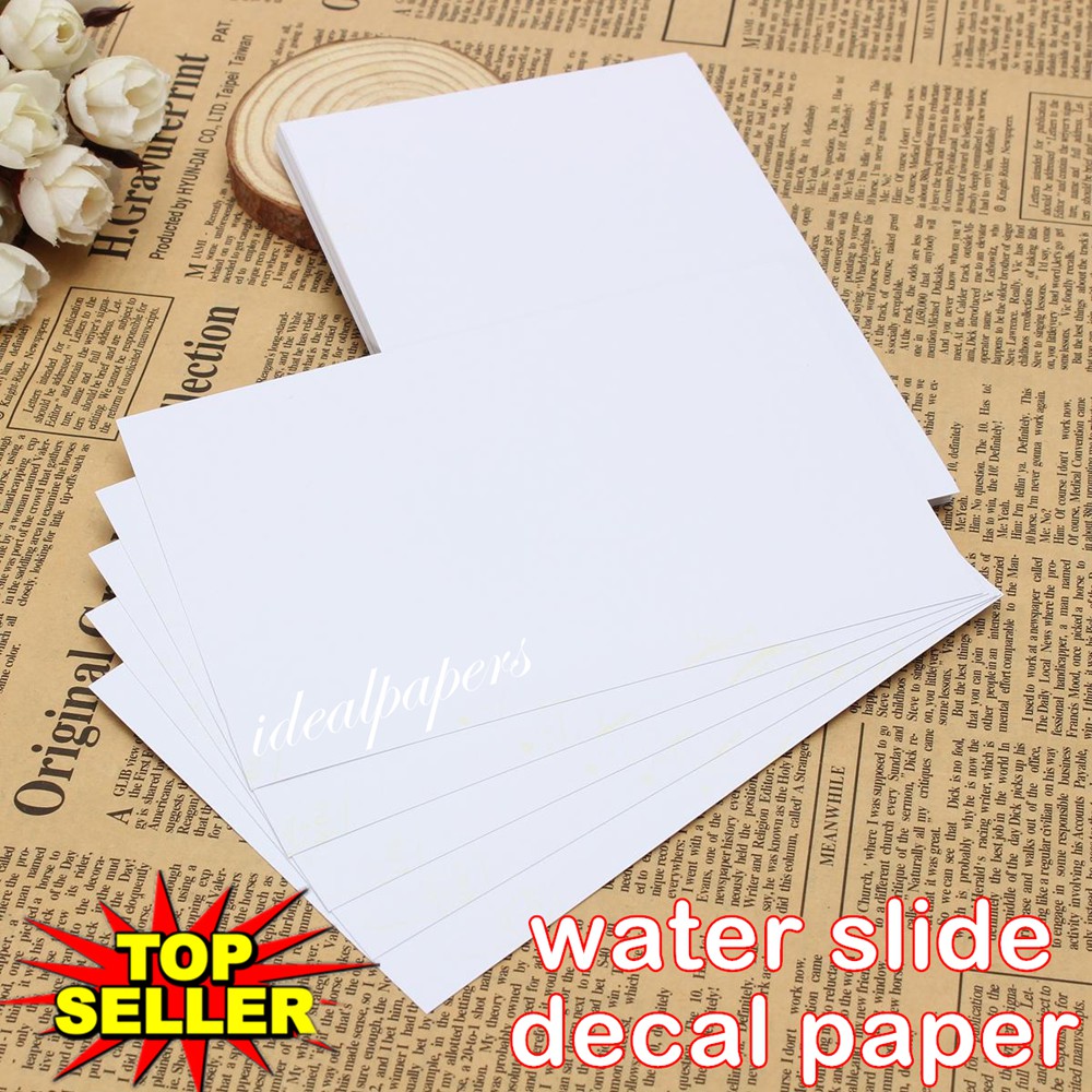 water slide decal paper A4 size white and clear Shopee Philippines