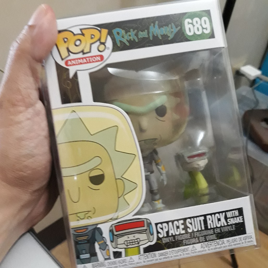 45434 Multicolour Rick & Morty-Space Suit Rick w/Snake and Morty Collectible Toy Pop Animation Funko 