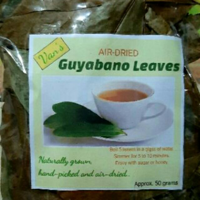 Guyabano Leaves Tea Air Dried Tea Shopee Philippines