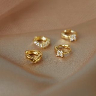 cartilage zirconia huggie oro cobre spu