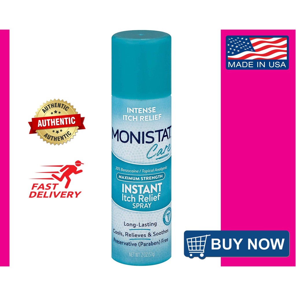 Monistat Itch Relief Spray Max Strength for Yeast Infection Shopee