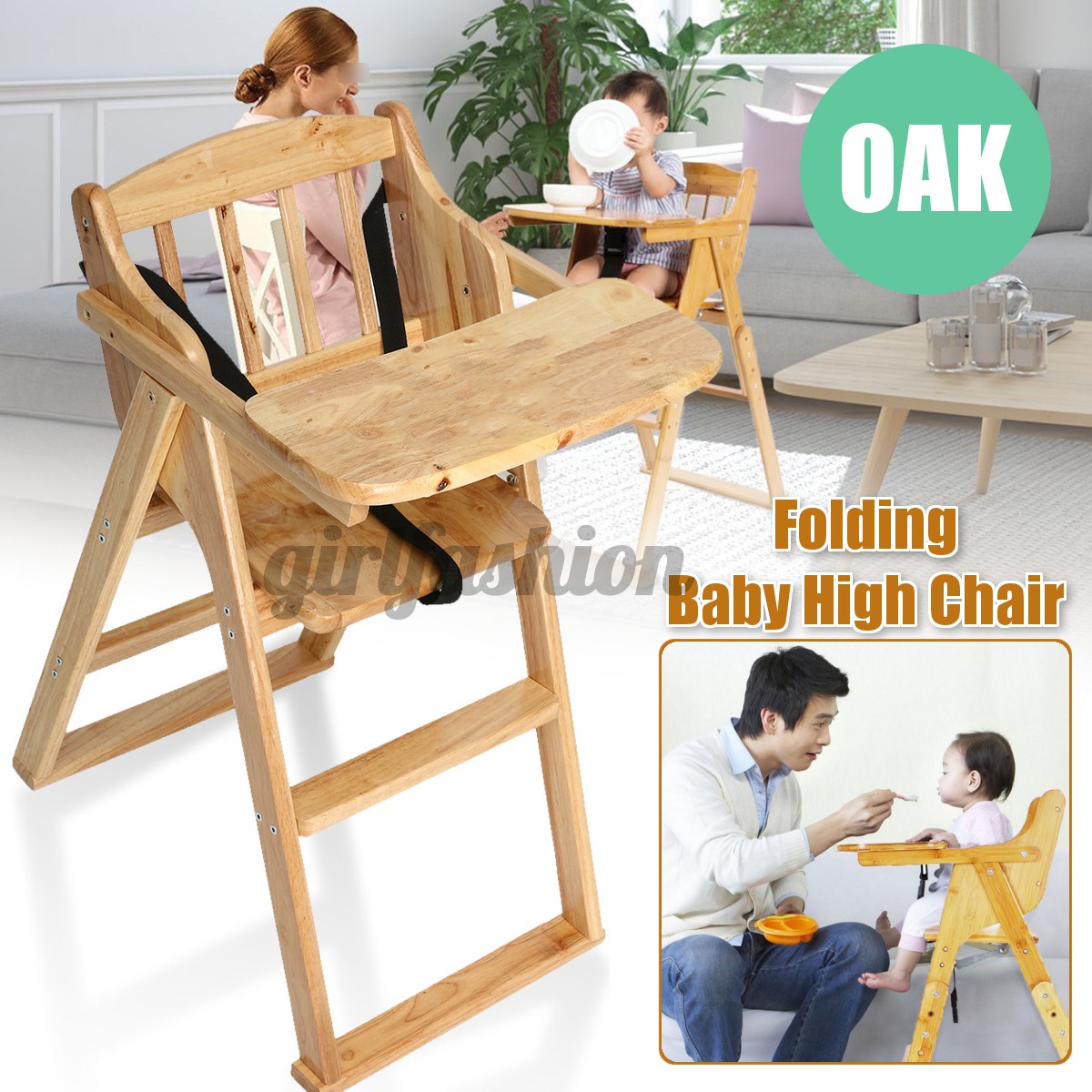 fold away baby high chair