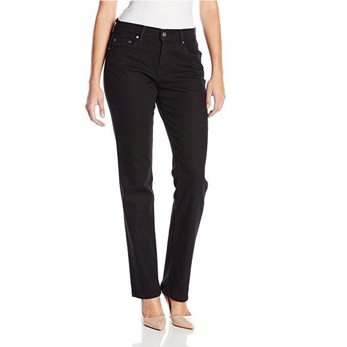 Levi's Women's 505 Straight Jeans - Denim Pants - Black Onyx | Shopee  Philippines