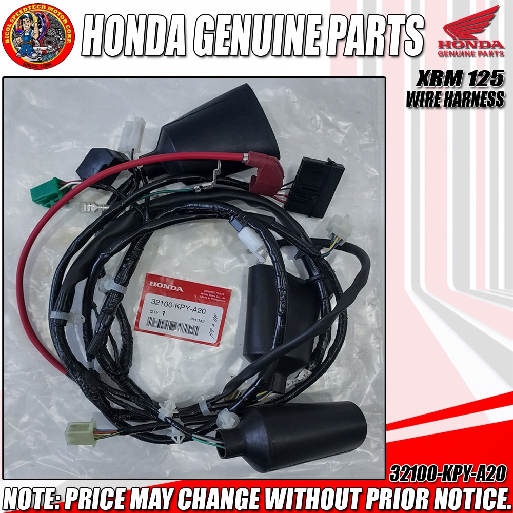 XRM 125 WIRE HARNESS GENUINE 32100 KPY A20 Shopee Philippines