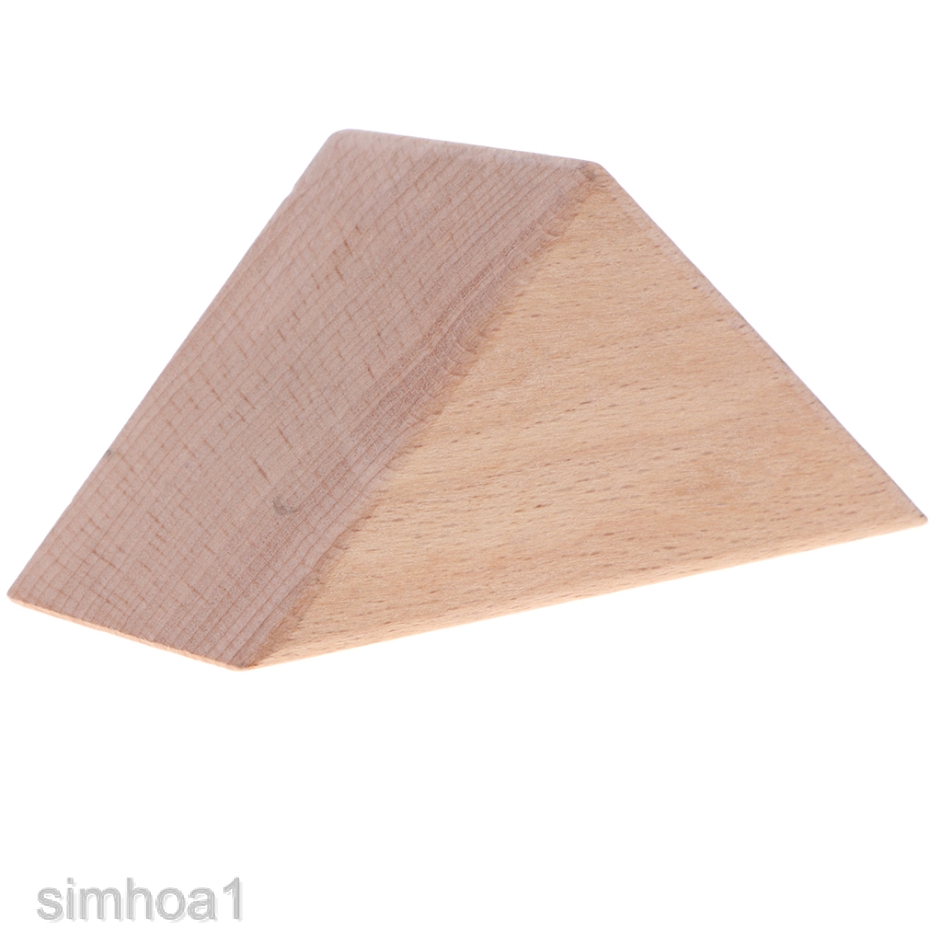 triangle wood block