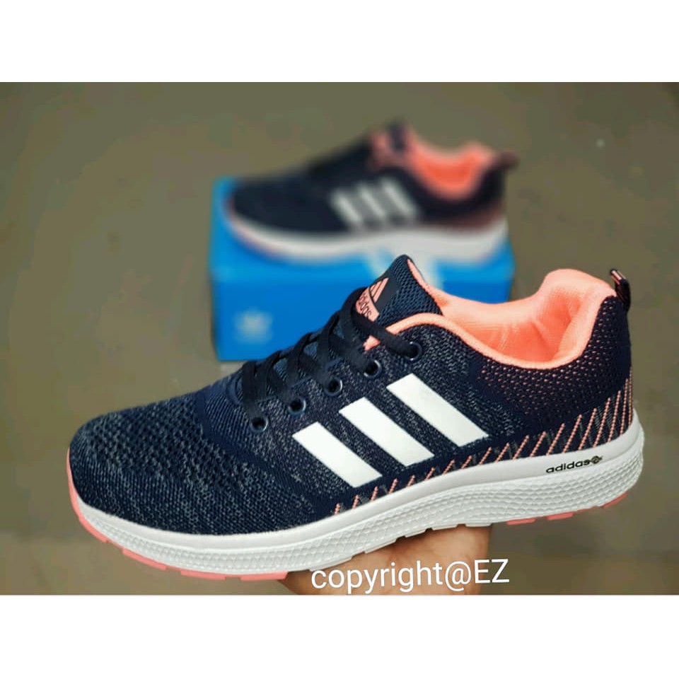 anchura inoxidable judío Adidas Spike Navy Blue Peach Running Shoes for women High Quality Replica  Sizes 36 to 40 | Shopee Philippines