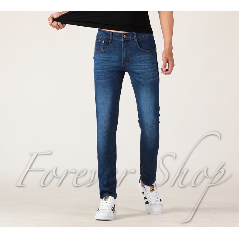 blue jeans stretch