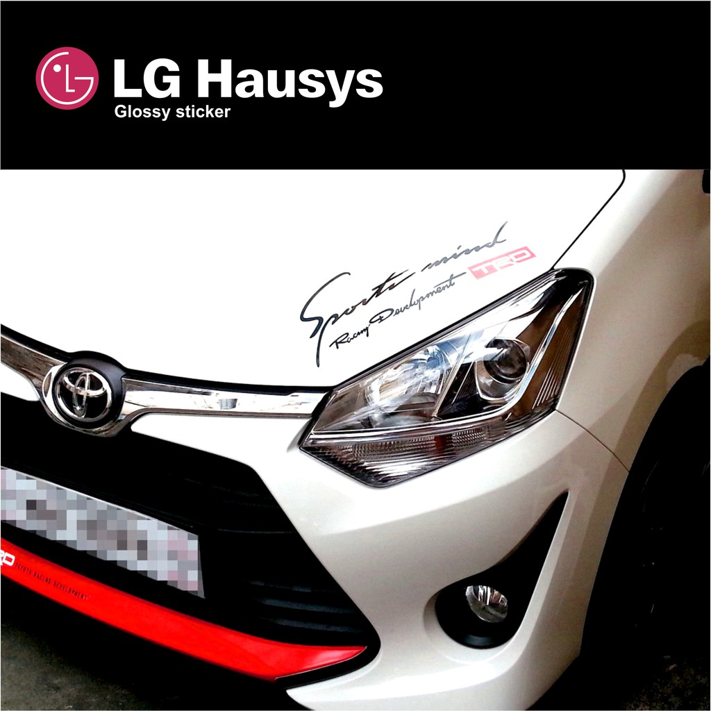 SPORTS MIND racing development TRD glossy sticker | Shopee Philippines