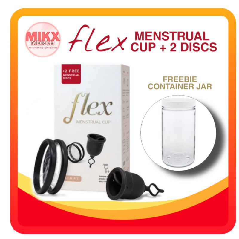 [ON HAND] FLEX Cup Flex Menstrual Cup w/ FREE discs Brand New
