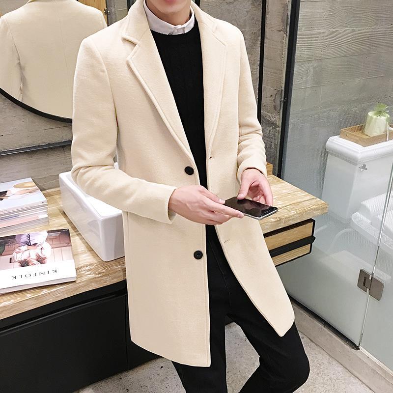✨Men's Korean-Style Top Japanese-Style Other Clothes Long Trench Coat Men's  Clothing Jacket | Shopee Philippines