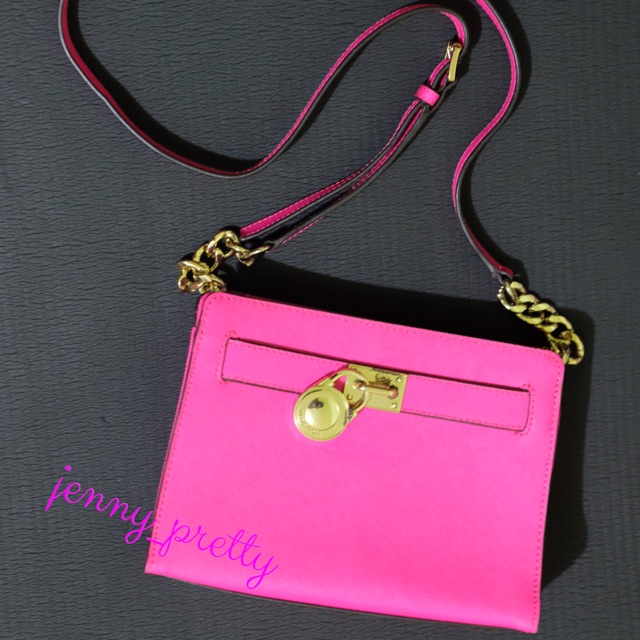 michael kors small pink crossbody