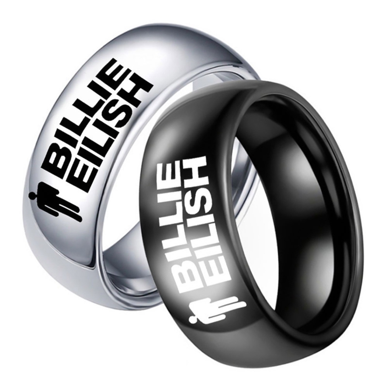 Billie Eilish Ring Billie Eilish Name Jewellery For Women Fashion Rings