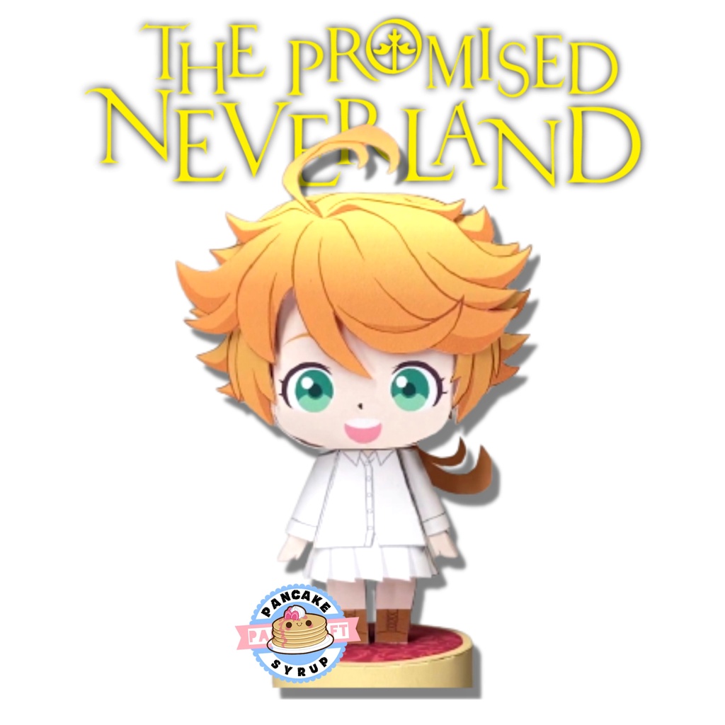 Chibi Figure Set The Promised Neverland Anime Papercraft Emma Norman