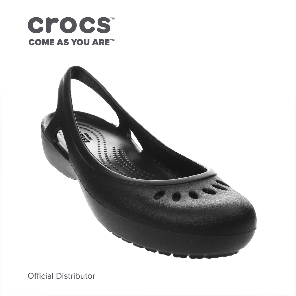 crocs slingback flats
