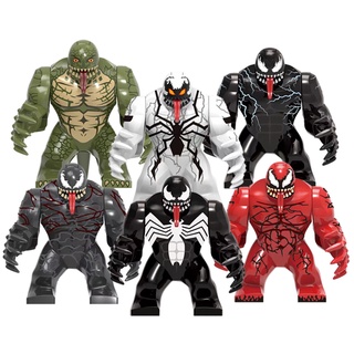 Large Venom Minifigures with Openable Mask and Movable Tongue Blocks Toys Gift