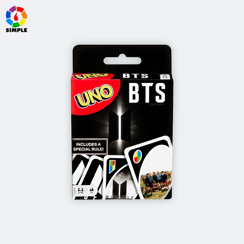 KPOP BTS Uno Game Photo Carte (112 cards) weply Mattel