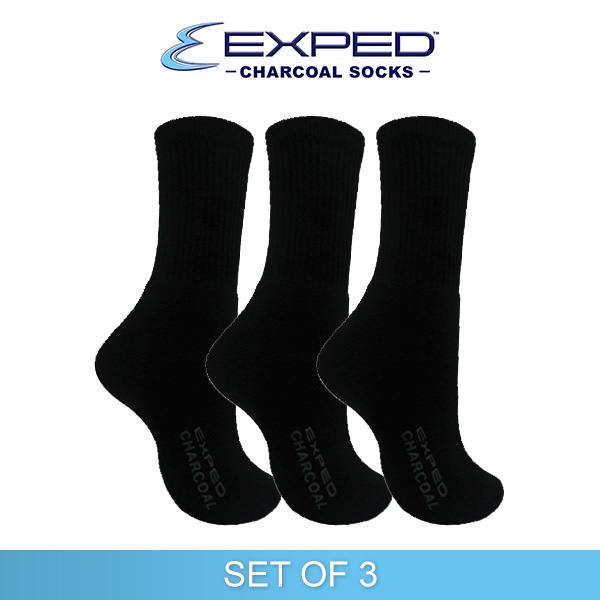 Exped Men's Sports Thick Cotton Regular Socks 540369 Set of 3