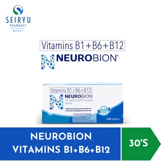 NEUROBION VITAMINS B1+B6+B12 TABLETS #4