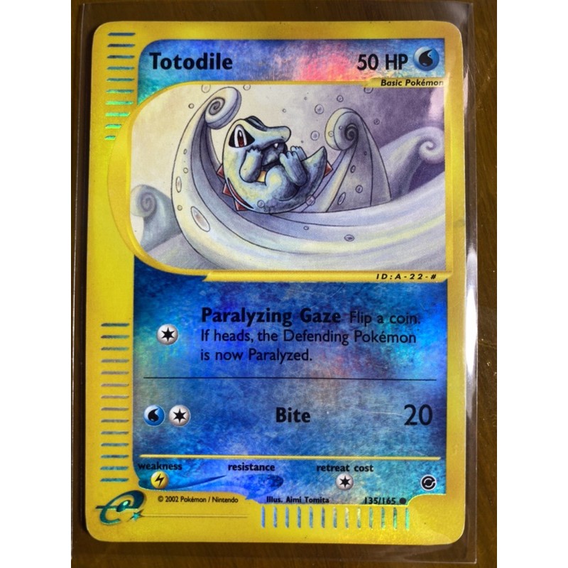 Totodile 135 165 Kingler 50 165 And Qwilfish 127 165 Original Vintage Pokemon Cards Bundle Shopee Philippines