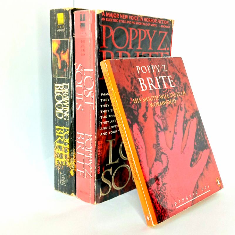 Poppy Z. Brite Book Bundle (Lost Souls, Drawing Blood, and His Mouth