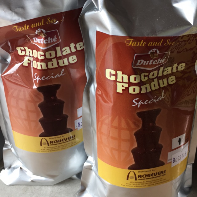 Chocolate Fondue 1kg Shopee Philippines