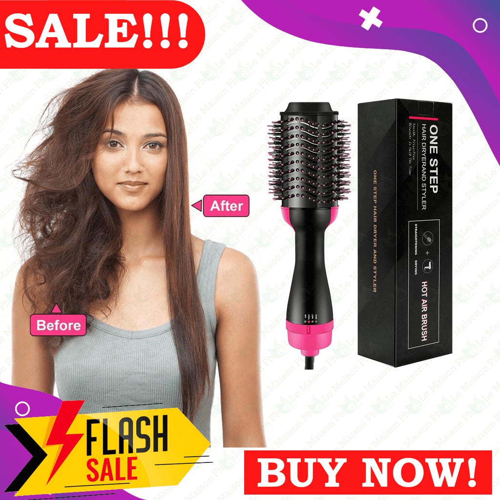 ion hair dryer brush