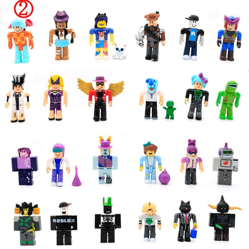 24pcs Set Games Roblox Action Figure Toy Collection Kids Gift Shopee Philippines - roblox gift card philippines shopee
