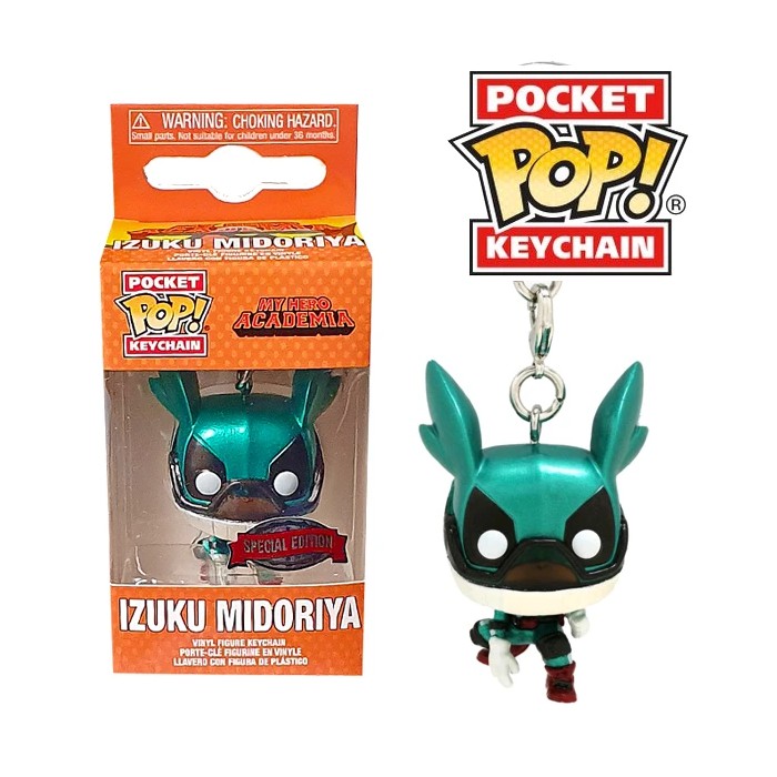 deku funko pop keychain