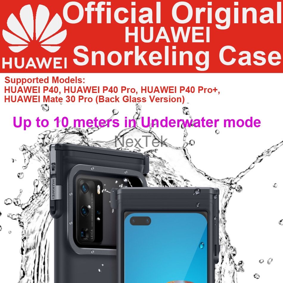 Original Huawei P40 Pro Case Snorkeling Case PMMA Stainless Steel