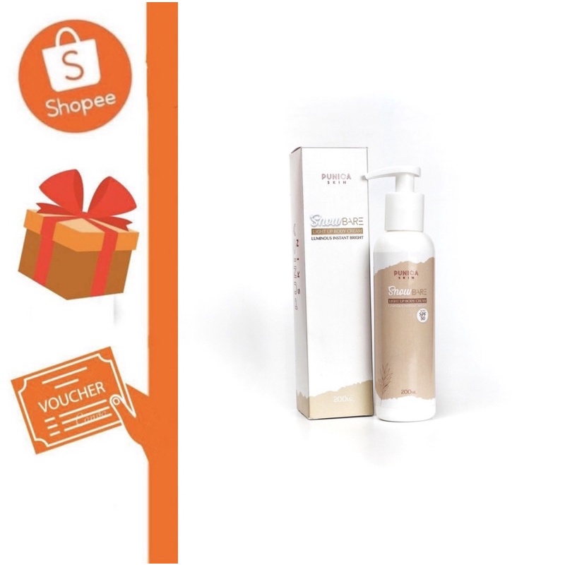 SNOWBARE LIGHTUP CREAM SPF50 by Punica Skin Shopee Philippines