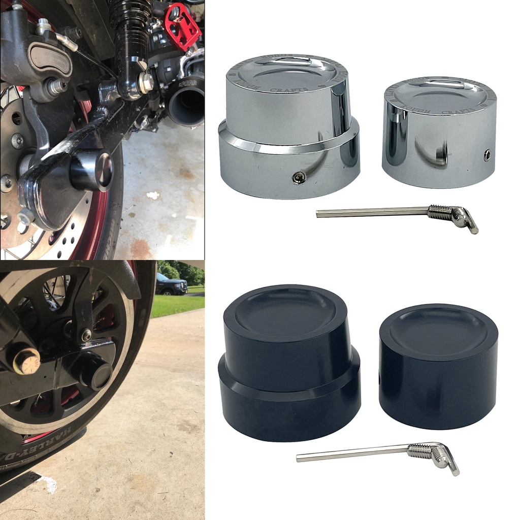 Motorcycle 29mm Rear Axle Nut Cap Cover For Harley Sportster Touring ...