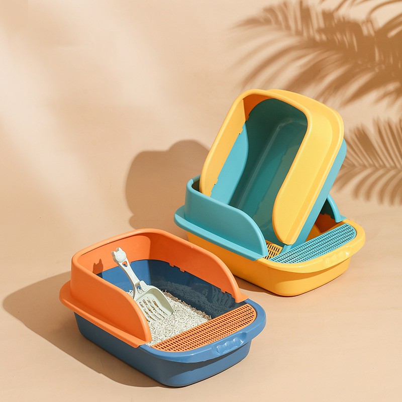 [Pet Supplies Self Cleaning Product Easy Installing Cat Litter Box Durable Waterproof Cat Litter Box #9