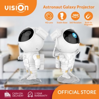 VISION Astronaut Galaxy Projector Star Projector Night Lamp USB Starry Sky Projector