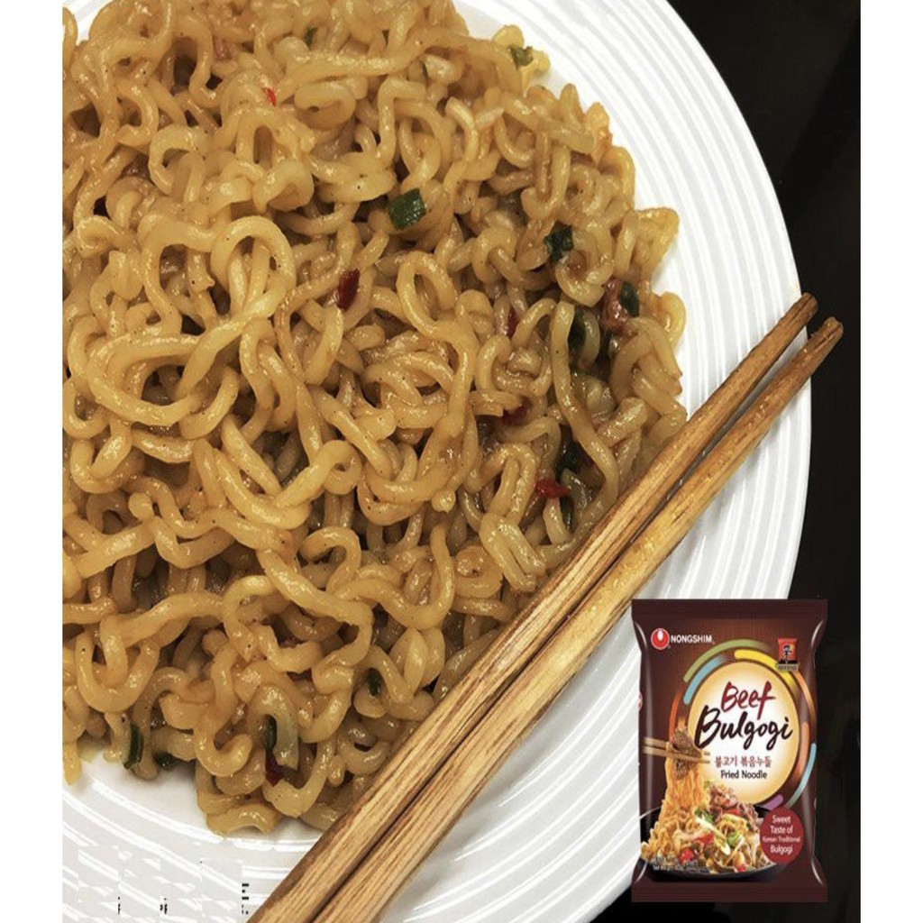 Nongshim Korean Traditional Beef Bulgogi Fried Noodle 103g Korean