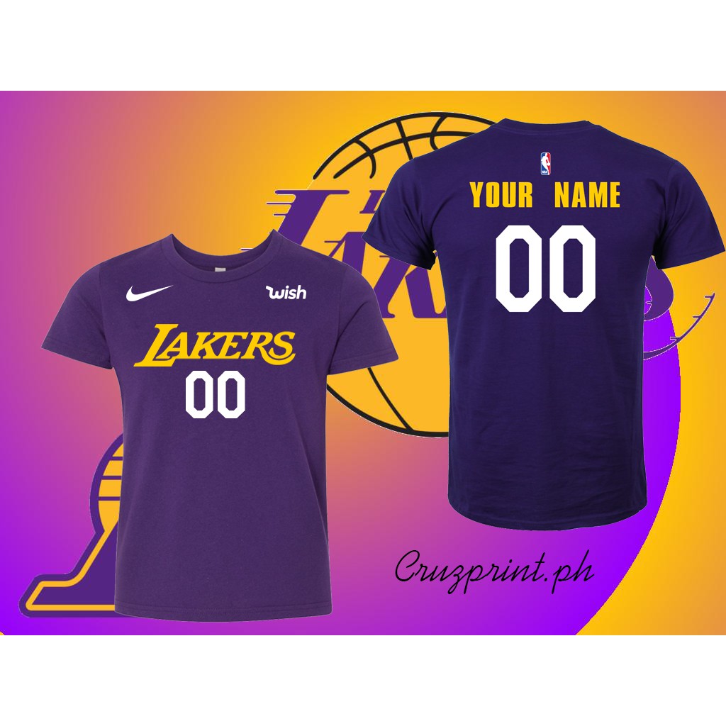 lakers personalized t shirt