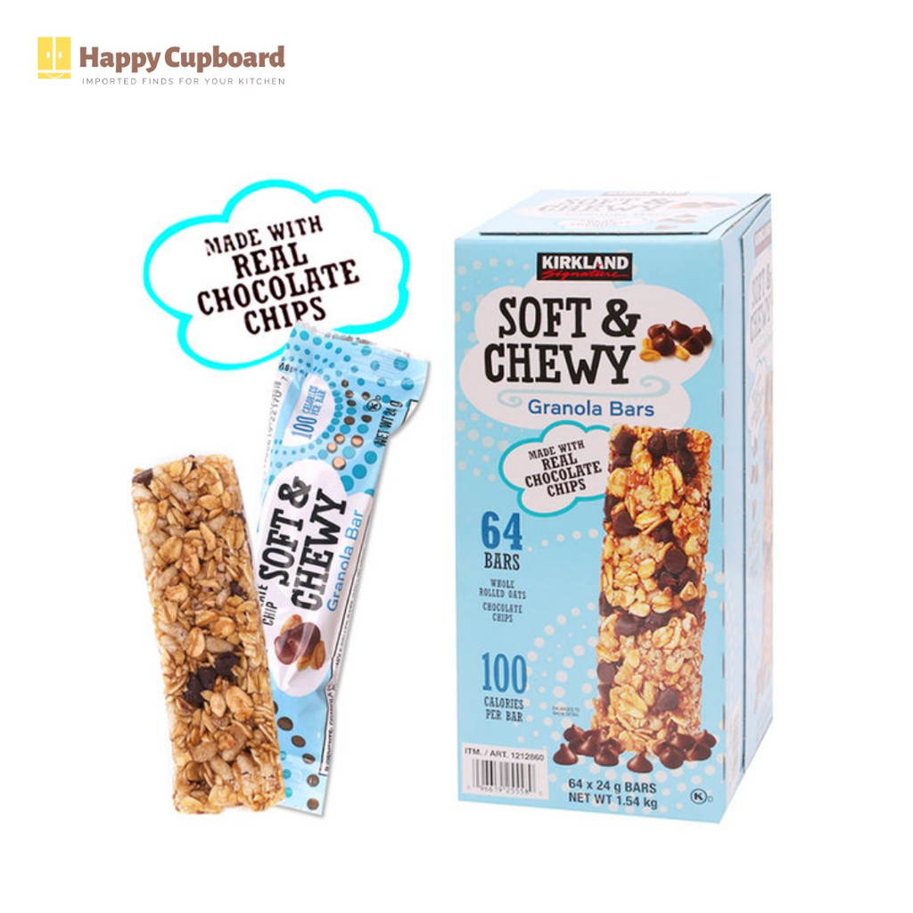 Kirkland Signature Soft Chewy Granola Bars 64 Bars OZ
