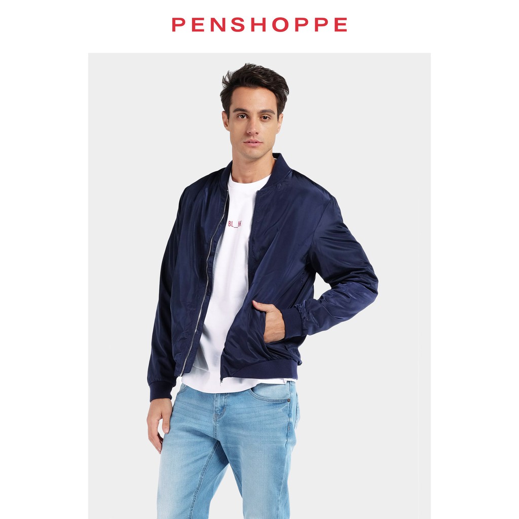 Penshoppe bomber jacket outlet pink