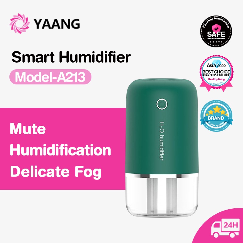 YAANG A213 Air Humidifier Wireless Dual Spray Diffuser Humidifier H2O