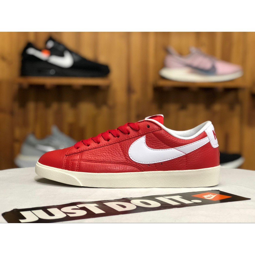 nike blazer low womens red